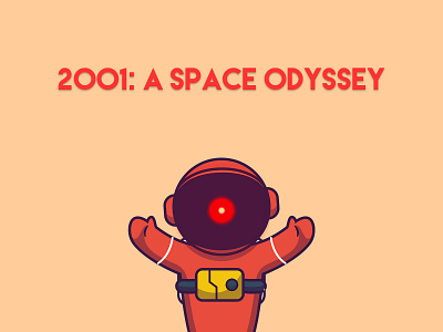 2001: A Space Odyssey app branding cinema design director film illustration logo minimal typography ui ux vector