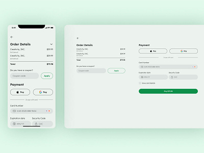 Credit Card Checkout - Daily UI 002