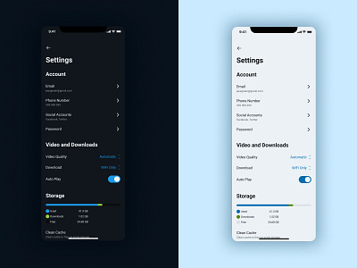 Settings - Daily UI 007