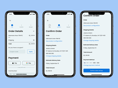 Confirmation - Daily UI 054 app design minimal mobile ui