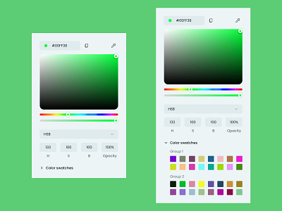 Color Picker - Daily UI 060 app design minimal mobile ui web