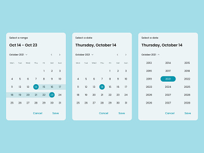 Date Picker - Daily UI 080 app design desktop minimal ui web