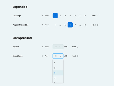 Pagination - Daily UI 085 app design desktop minimal mobile ui web