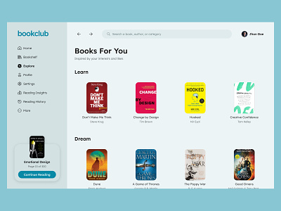 Curated for You - Daily UI 091 app design desktop minimal ui web