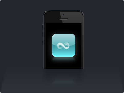 Phone Icons app creation icons infinity iphone reflection