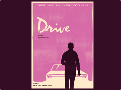 Drive Poster car drive pink poster saul