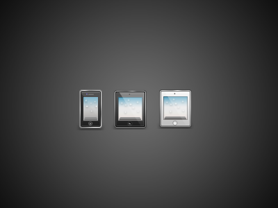 Some Icons black button camera crap device dock generic stchufff gradient hello ios ipad iphone micky rain simple vincent white zeshan