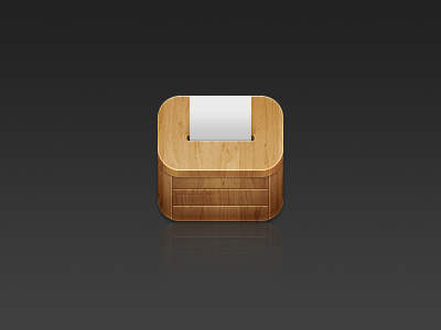 Box Icon WIP box client icon ios paper wood