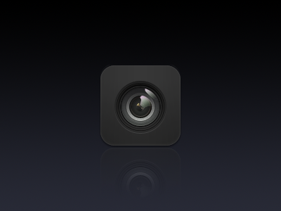 Camera Icon camera icon ios lense simple