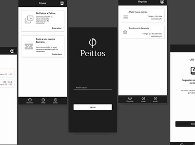 Peittos ui kit app branding design figma flat minimal ui ui design ui ux ux