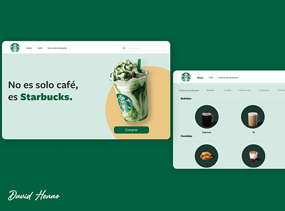 Design Concept Starbucks concept design design designweb figma ui ui design uidesign