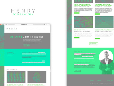 Henry Patent Law Firm Identity