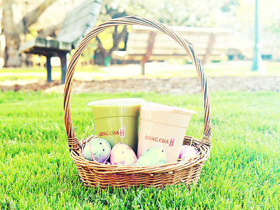 Easter2 basket boba butterfly creamy easter egg milk tea pastel photo shoot product spring tea