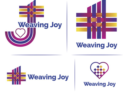 Weaving Joy Logo branding design logo