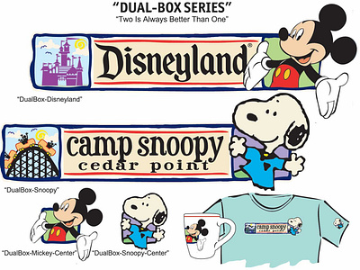 Disneyland+Snoopy DualBox