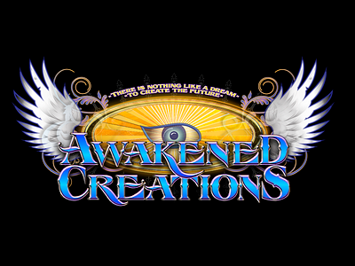 Awakened Creations Logo branding illustration logo typography vector