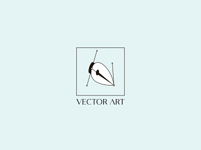 Vector pen branding graphic design logo