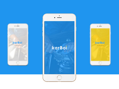 Karboi - Mobile app for On-Demand Car Repair & Service automobile car service car wash interface ios ios app karboi mobile app mobile application prototyping ui ux