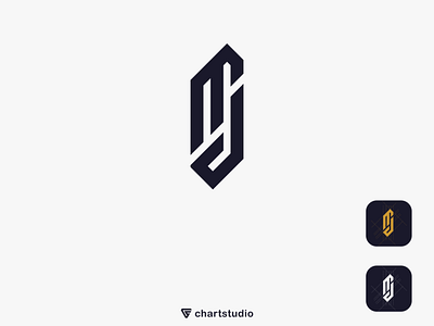 MJ monogram app art branding design flat icon illustration lettery logo logo design