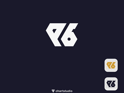 P6 logo app branding design flat icon illustration logo ui ux vector