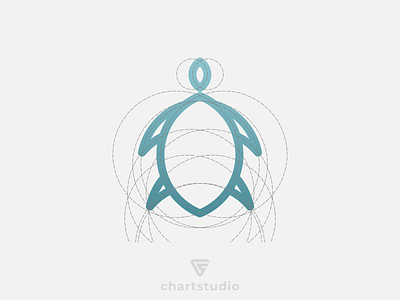 Turtle Logo Design app branding design flat golden ratio grid logo grid sytem icon illustration line art logo modern pet simple turtle ui vector