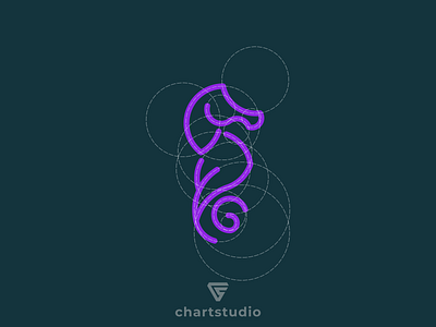 Sea Horse Logo Design app awesome branding design flat golden ratio grid logo grid sytem icon illustration jasa bikin logo line art logo logo creator logo inspire vector