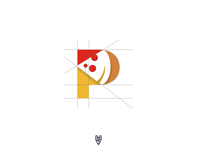P Pizza Logo Design