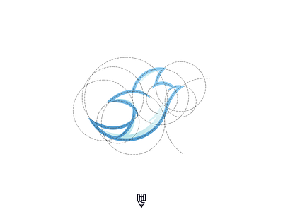 Bird Logo Design app bird branding design flat golden ratio grid logo icon illustration line art logo logo creator vector