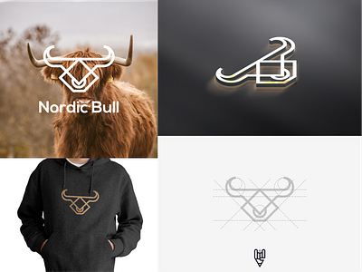 Nordic Bull Logo Design