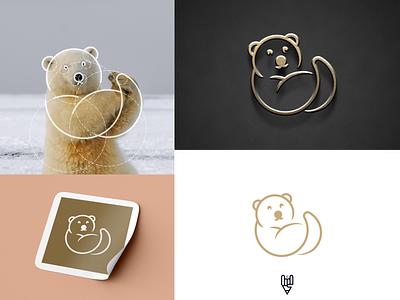 Polar Logo Design app branding design flat golden ratio graphic design grid logo icon illustration line art logo ui vector