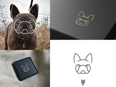 Dog Logo Design app branding design flat golden ratio graphic design grid logo icon illustration line art logo ui vector