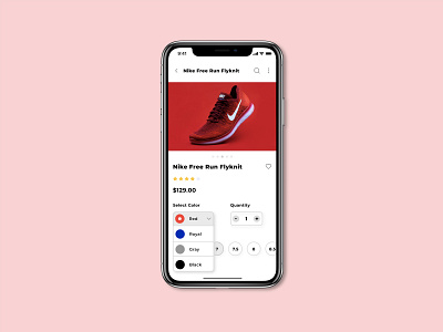 UIOTW- Menus design menu shopping app ui