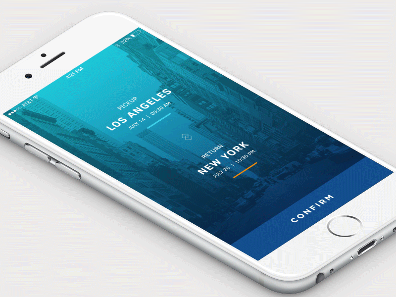 Travel App Concept