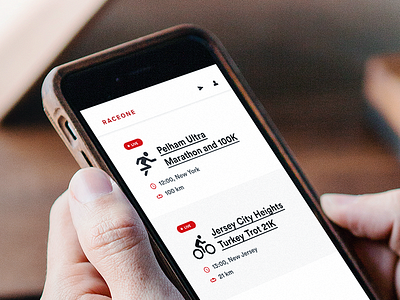 Raceone App Concept app funsize product slush startup