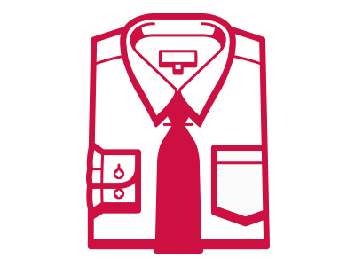 Dress Shirt icon illustration uxui