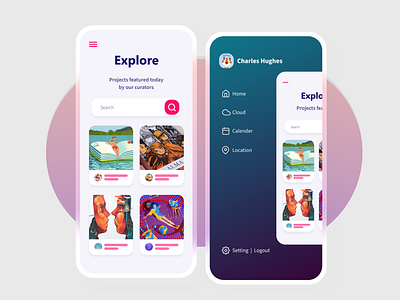 Creative network App Design