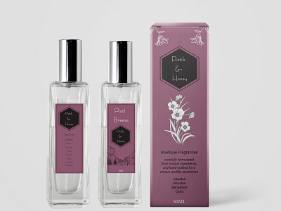 Perfume label design