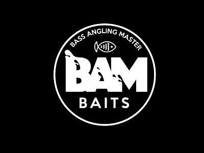 BAM Baits brand design logo vulgarity