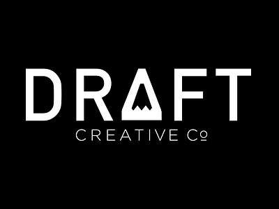 Draft Creative Co agency creative logo type