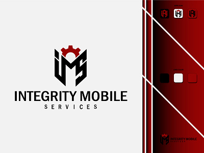 Integrity Mobile Services app branding design graphic design icon logo minimal vector