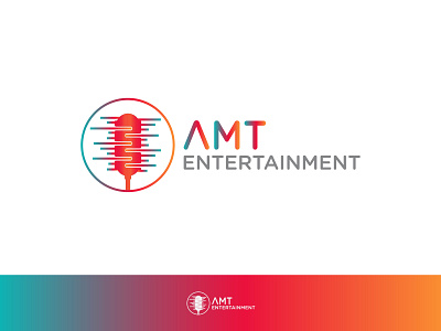 AMT Entertainment branding design graphic design icon illustrator logo minimal vector