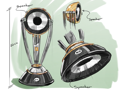Cricket World Cup Bluetooth Speaker Concept Design concept design illustration photoshop speaker