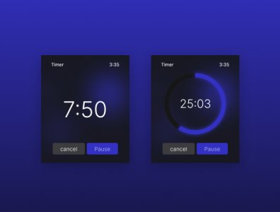 Countdown Timer UI app countdown timer product design ui ux watch