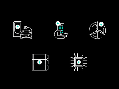 Icons for Battery Management System Brand