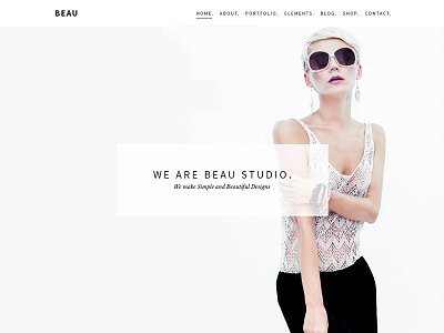 Creative Theme agency clean envato homepage minimal theme themeforest trendy ui ux website