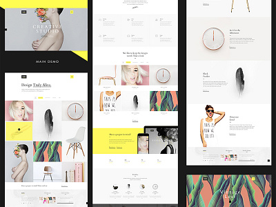 Hawa – A Hot Creative Design agency clean creative free minimal portfolio psd theme themeforest trendy ui website