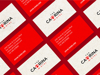 The Catrina Hotel brand brand identity branding branding agency design design system illustration logo logo design logo mark mockup ui design visual identity
