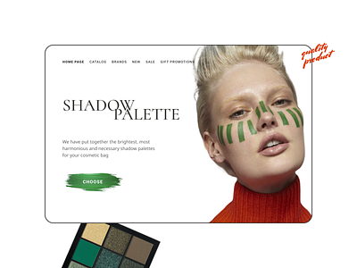 Eye shadow. Minimorphism style. (1) belarus design eye shadow. figma ui website