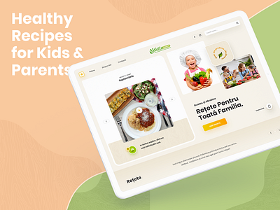 Wello Family: Healthy Recipes for Kids & Parents cards food health healthcare homepage kids kids food natural organic organic food recipes ui uidesign uiux