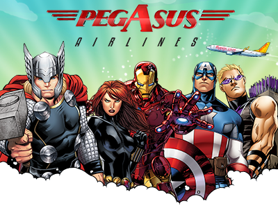 Pegasus Airlines Safety pegasus rafineri video rafineri design ux ui web design heroes sayfety comics marvel airlines
